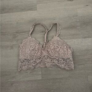 Aerie Lace Bralette in Soft Pink